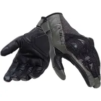 Dainese Karakum Ergo-Tek Zwart Legergroen Handschoenen Maat 3XL