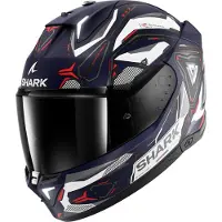 Shark Skwal i3 Linik, integraalhelm ,Mat Blauw/Wit/Rood ,L