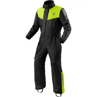REV'IT! Pacific 4 H2O, regenpak ,Zwart/Neon-Geel ,S