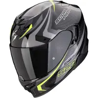 Scorpion EXO-520 Evo Air Terra Zwart-Zilver-Neon Geel Integraalhelm Maat 2XL