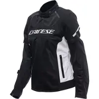 Dainese Air Frame 3 Tex Jas WMN Zwart Wit Wit Maat 54