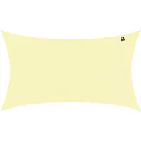 Kopu schaduwdoek rechthoek 2x4 m waterdicht zonnedoek creme