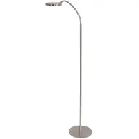 Mexlite Vloerlamp Platu H 132 cm mat chroom