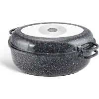 Edenberg Stonetec Line - Braadpan van Gesmeed Aluminium - 2-delige set - 8.0 liter