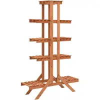 vidaXL Plantenrek 83x25x132 cm massief vurenhout