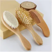 B2X Borstelset voor Baby - Hout - 3 Stuks