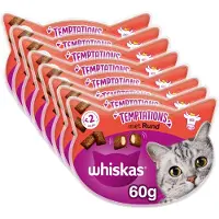 Whiskas Kattensnacks - Temptations Snoepjes - Rund - 6x60g