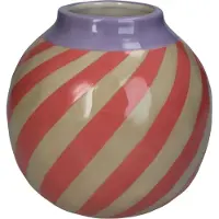 HD Collection Vaas Strepen Roze 16x16x16cm