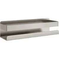vidaXL Doucherekje 23x6,5x6 cm geborsteld 304 roestvrij staal