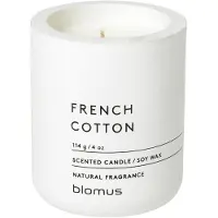 Blomus Geurkaars Fraga French Cotton Lily White 24 uur (6,5 x 8 cm)