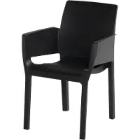 Hartman 11450008 Evelyn Stapelbare Tuinstoel Zwart