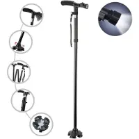 Safe Life SafeLife Wandelstok met LED verlichting - Opvouwbaar en verstelbaar