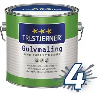 Jotun Oxan Trestjerner Gulvmaling | Zijdeglans Vloerverf 10 LTR - Wit