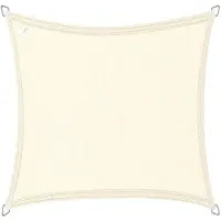 Buitenkado schaduwdoek 2x2m vierkant taupe