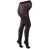 Mamsy zwangerschapspanty 40 den zwart Dames Polyamide Effen - maat XL