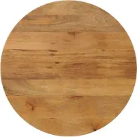 Super Merchant Tafelblad rond Ø 70x3,8 cm massief ruw mangohout