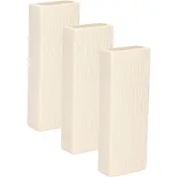 Gerimport Waterverdamper - 6x - warm wit - keramiek - 400 ml - radiatorbak luchtbevochtiger - 7 x 18,5 cm