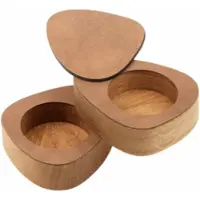 Lind DNA Peper- en zoutstel Curve Salt & Pepper Nupo Nature (Set van 2)
