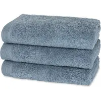 Casilin - Como - set van 3 gastendoekjes - 30x50 - Jeans Blauw