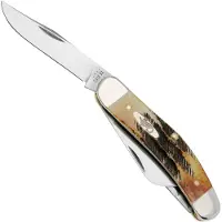 Case Knives Case Sowbelly 65313 Case 6.5 BoneStag TB6.5339 SS zakmes, Tony Bose design