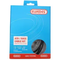Elvedes Rem kabelkit ATB / race compleet - zwart (in doosje)