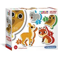 Clementoni Mijn Eerste Puzzels, 3 stuks, Dieren, 2 jaar/jaar