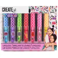 Create It! ! beauty lipgloss geur & glitter, 7st.