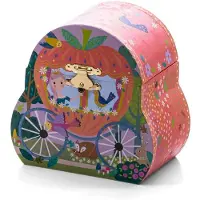 Floss & Rock Muziek / Juwelendoosje, Sprookje koets - 13 x 13 x 8,5 cm - Multi