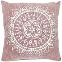 Sizo Handmade Kussen Mandala 45 x 45 cm - Roze