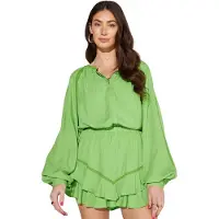 HARPER & YVE Dames Rokken Yanick-sh - Groen - Maat S