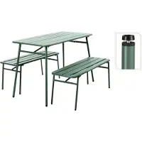 Gardalux Picknickset | | 3-delig (Metaal, Groen)