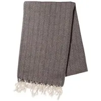 Lalay Hamamdoek ZigZag black van Lalay