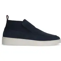 Manfield Blauwe suède boots | Maat 41