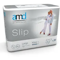 AMD Slip Maxi+ Large - 4 pakken van 20 stuks