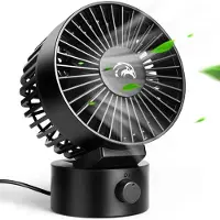 Travelhawk Mini USB Ventilator - Tafelventilator - Geruisloos - 2 Snelheden - Kantelbaar - Zwart