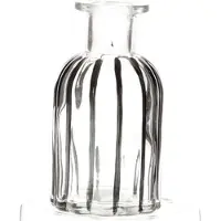 HBX natural living Flesvaas Ritched Ø5xh10cm zwart