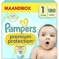 Pampers Premium Protection - Maat 1 (New Born) 2-5 kg - 176 Stuks - Luiers
