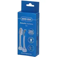 EMMI-DENT E2 Opzetborstel voor elektrische tandenborstel 2 stuk(s) Wit
