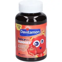 Davitamon Junior Gummies Aardbei 2x60 St Kauwgummies