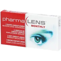 Pharmalens Maandlenzen -4.00 3 St Contactlenzen