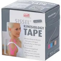 Sissel Kinesiology Tape 5 cm x 5 m Zwart 1 St Verband