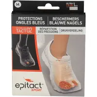 Epitact Sport Beschermers Blauwe Nagel Medium 2 St Verband(en)