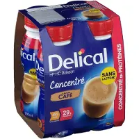 Delical Hp-Hc Geconcentreerde Koffie 4x200 ml Drinkbare oplossing