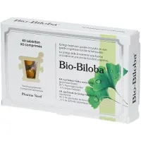 Pharma Nord Bio-Biloba | Ginkgo biloba extract | Bloedcirculatie + Cognitieve functie 60 St Gecomprimeerde tabletten