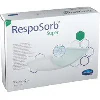Hartmann RespoSorb Super Verband 15x20cm 6850224 10 St Compressen
