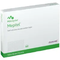 Molnlycke Health Care Mepitel Wondcontactlaag 7,5 x 10 cm | 10 stuks