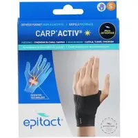 Epitact Carp'Activ Soepele Polsbrace voor Overdag Rechts Small 1 St Verband(en)
