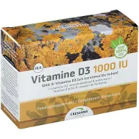 Cressana Vitamine D3 + K2 1000iu 60 St Capsules
