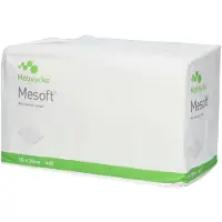 Mesoft S Nonwoven Kompressen 4-Lagig 10 x 20 cm 157400 100 St Compressen