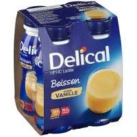 Delical Melkdrank Hp-Hc Vanille 360kcal 4x200 ml Vloeistof